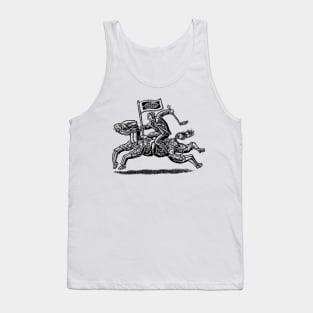 Boss Rides Horse Made of Employees Tank Top